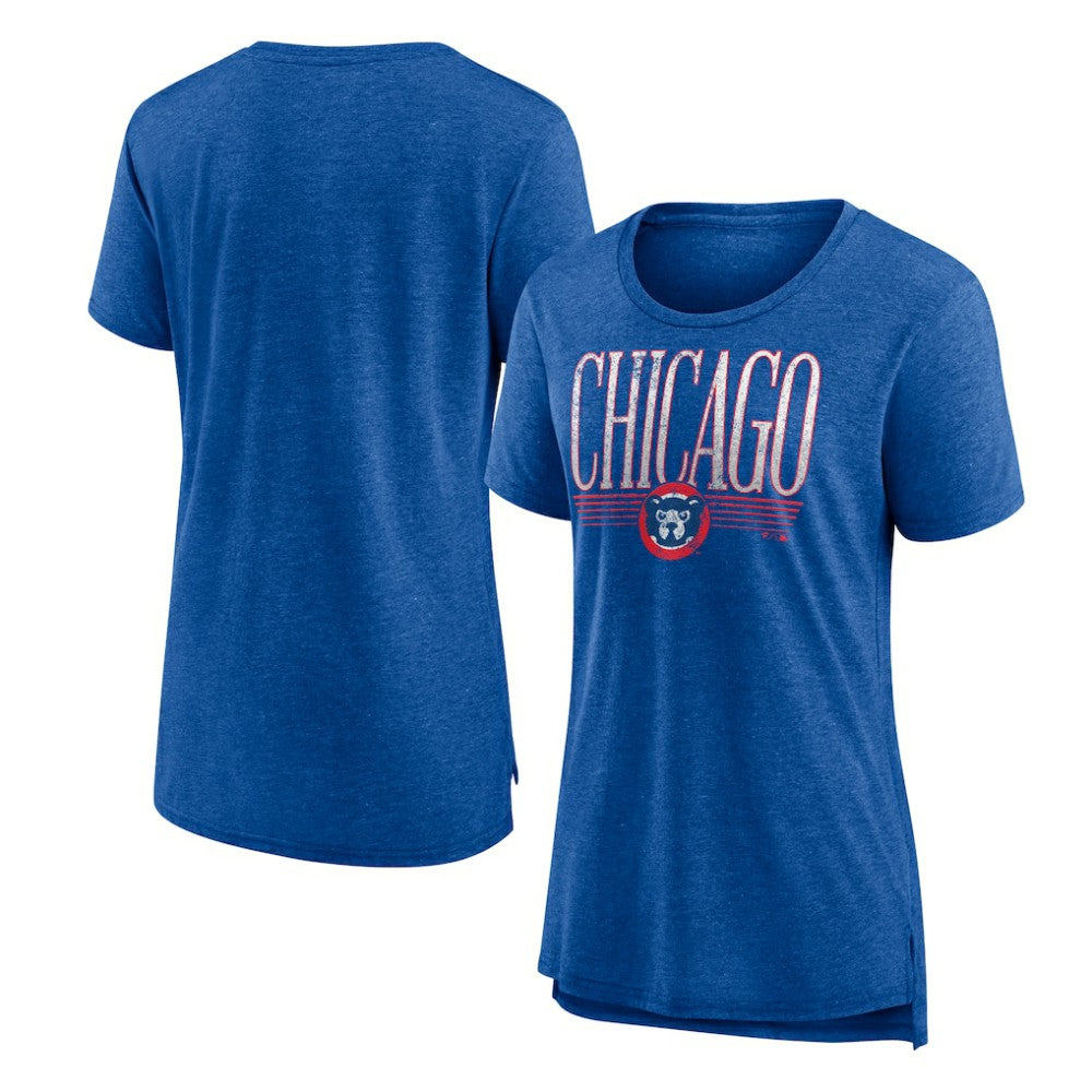 Chicago Cubs Women's Toppler Tri-Blend T-Shirt - MLB