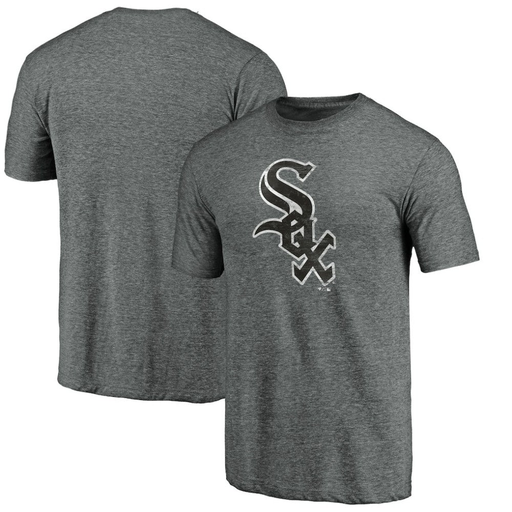 Chicago White Sox Weathered Official Logo Tri-Blend T-Shirt - MLB
