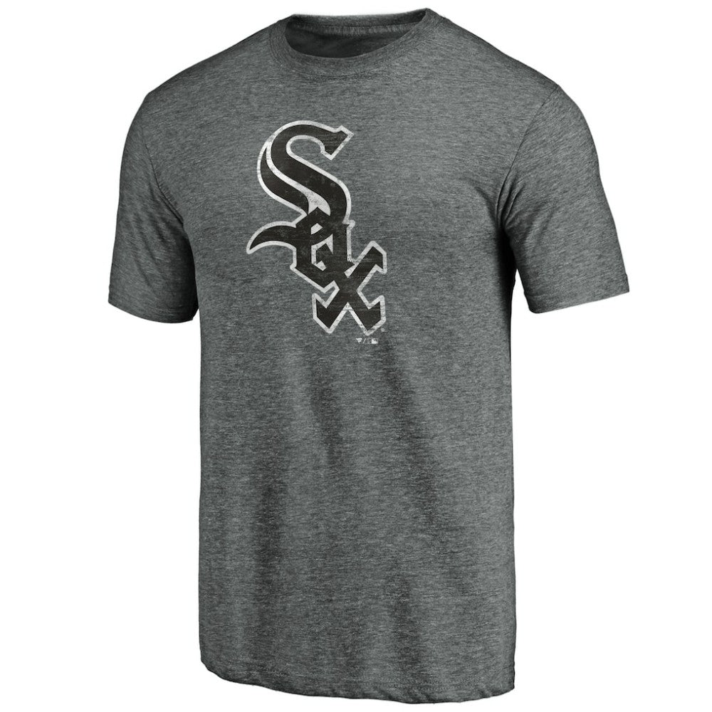 Chicago White Sox Weathered Official Logo Tri-Blend T-Shirt - MLB