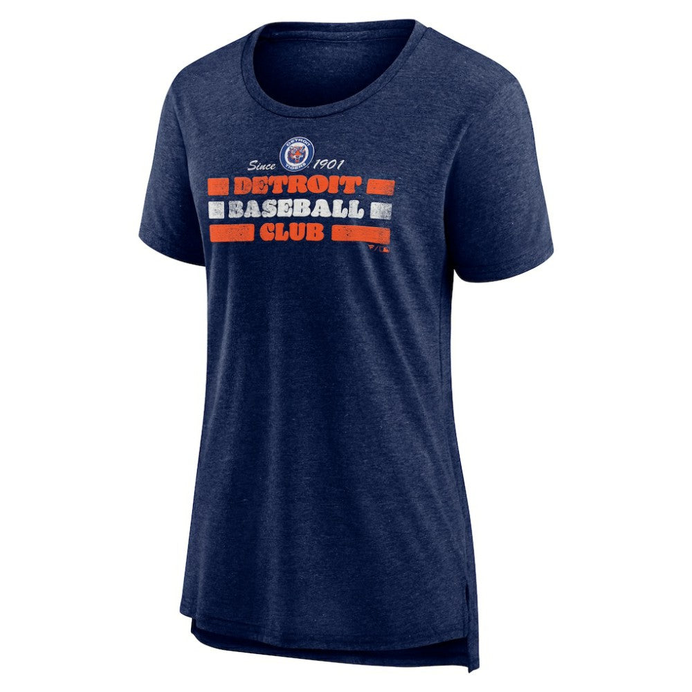 Detroit Tigers Women's Power Swing Tri-Blend T-Shirt - MLB