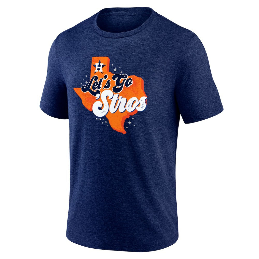 Houston Astros Scripty Tri-Blend T-Shirt - MLB