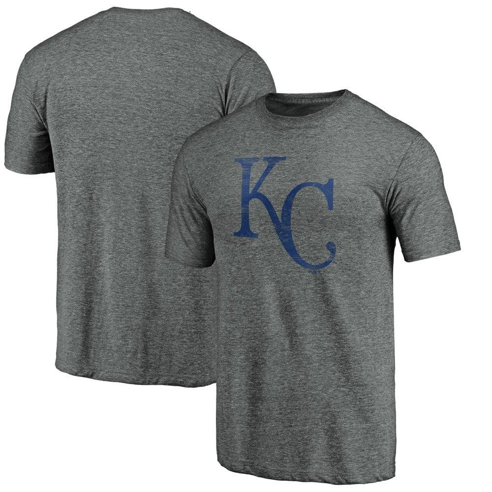Kansas City Royals Weathered Official Logo Tri-Blend T-Shirt - MLB