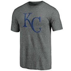 Kansas City Royals Weathered Official Logo Tri-Blend T-Shirt - MLB