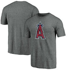 Los Angeles Angels Weathered Official Logo Tri-Blend T-Shirt - MLB