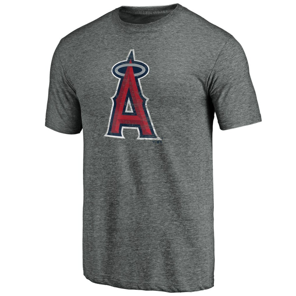 Los Angeles Angels Weathered Official Logo Tri-Blend T-Shirt - MLB