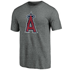 Los Angeles Angels Weathered Official Logo Tri-Blend T-Shirt - MLB