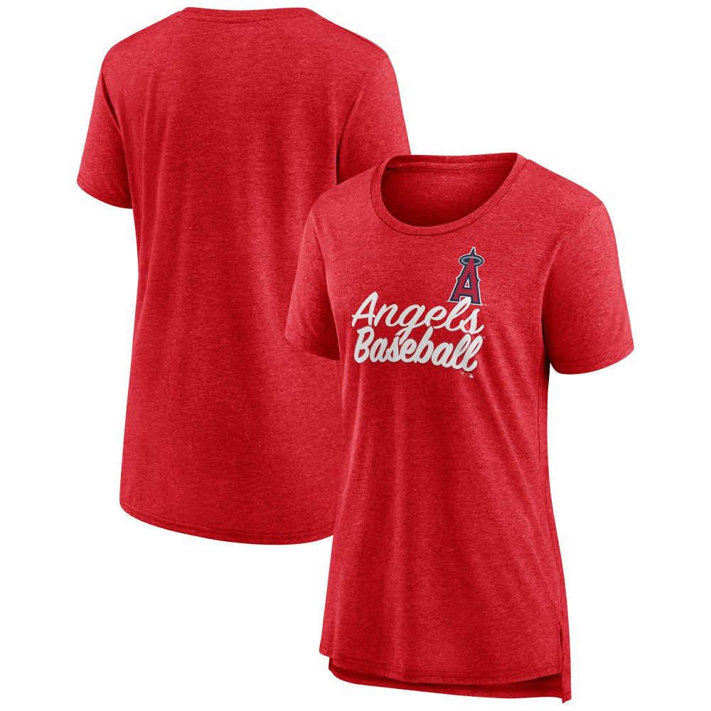Los Angeles Angels Women's Practice Time Tri-Blend T-Shirt - MLB