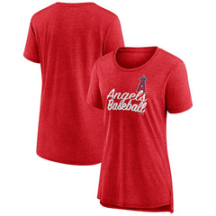 Los Angeles Angels Women's Practice Time Tri-Blend T-Shirt - MLB