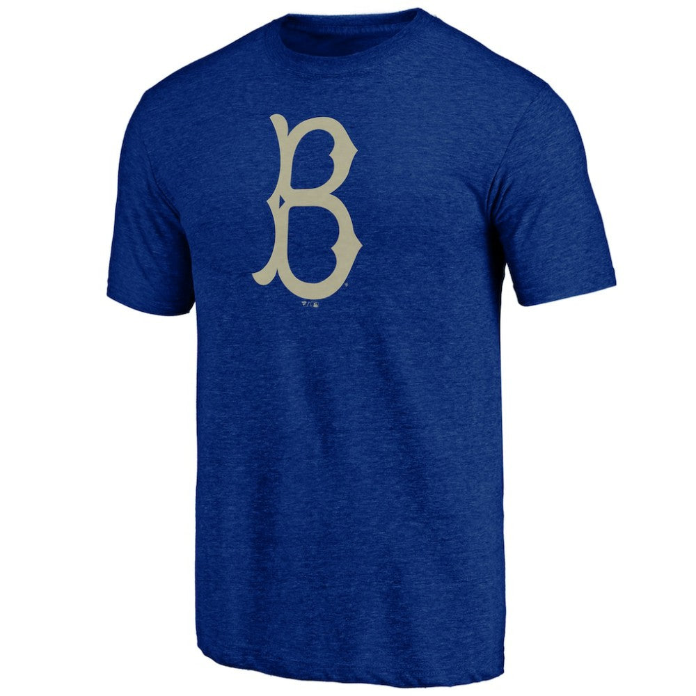 Los Angeles Dodgers Cooperstown Official Logo Tri-Blend T-Shirt - MLB