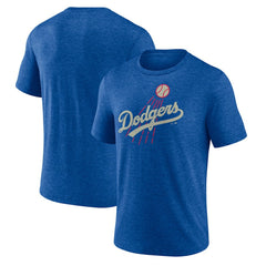 Los Angeles Dodgers Cooperstown Series Sweep Tri-Blend T-Shirt - MLB