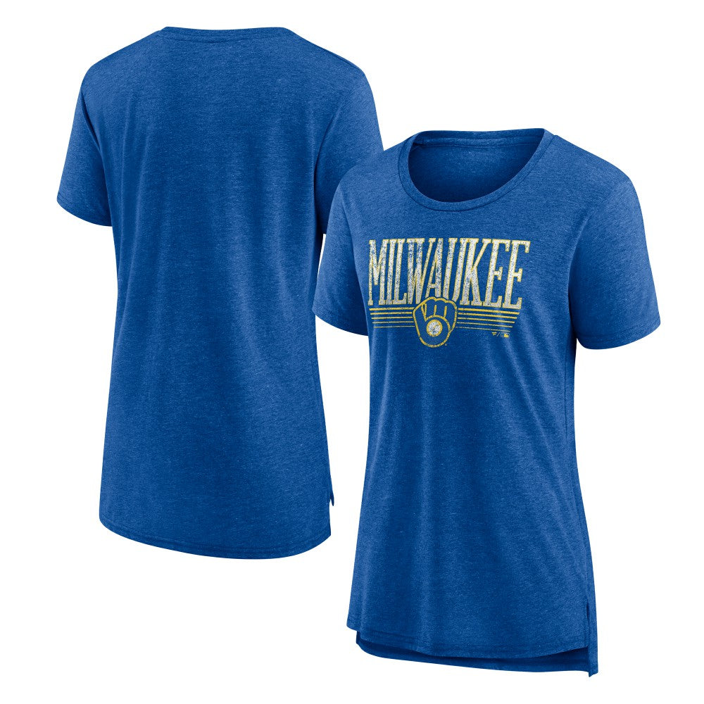 Milwaukee Brewers Women's Toppler Tri-Blend T-Shirt - MLB