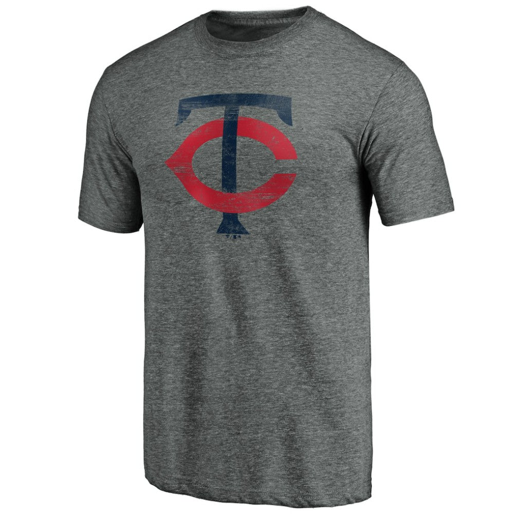Minnesota Twins Weathered Official Logo Tri-Blend T-Shirt - MLB