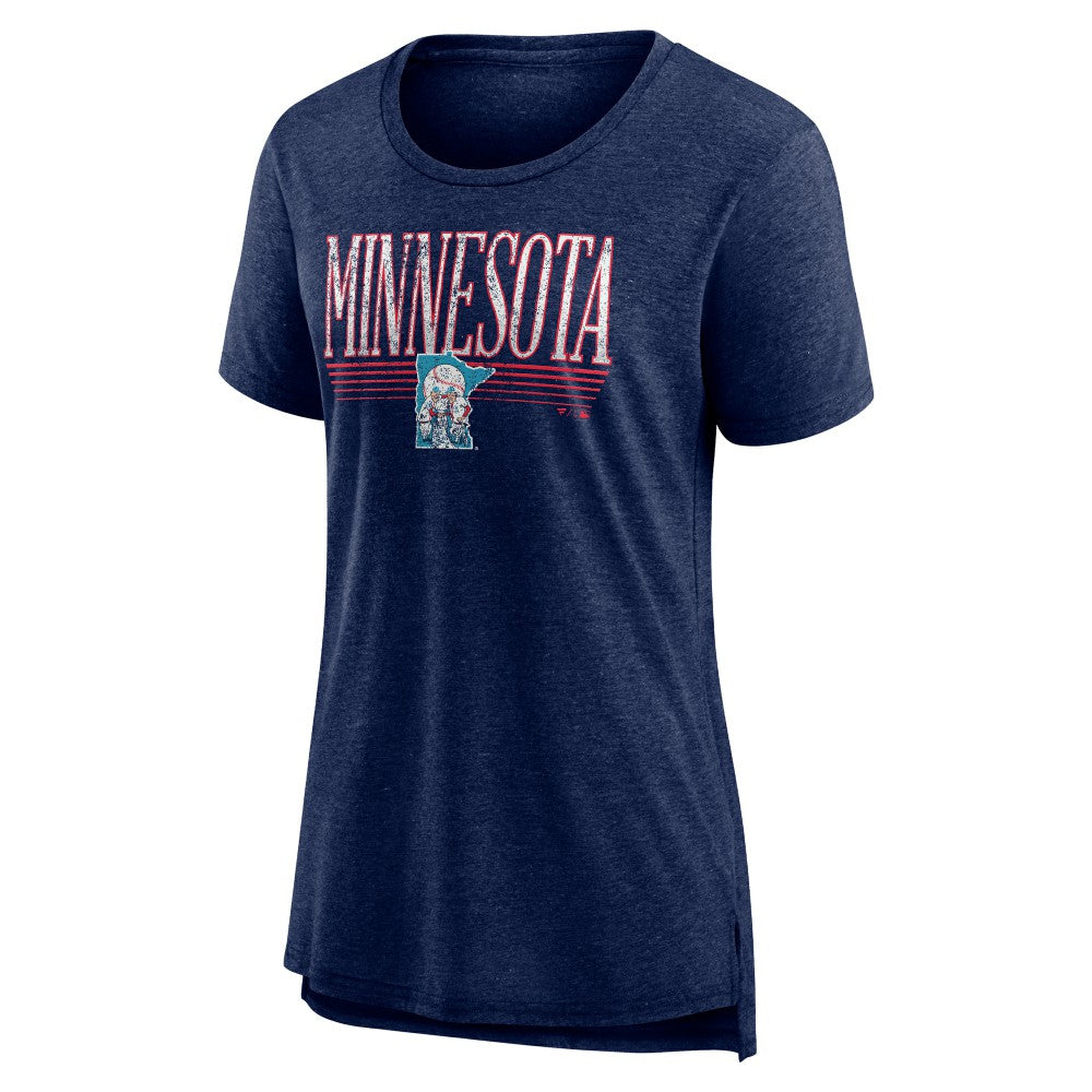 Minnesota Twins Women's Toppler Tri-Blend T-Shirt - MLB