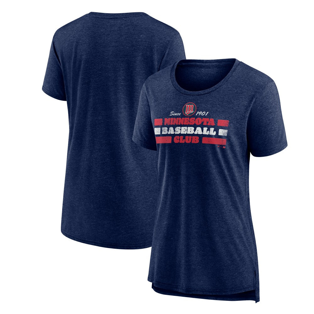 Minnesota Twins Women's Power Swing Tri-Blend T-Shirt - MLB