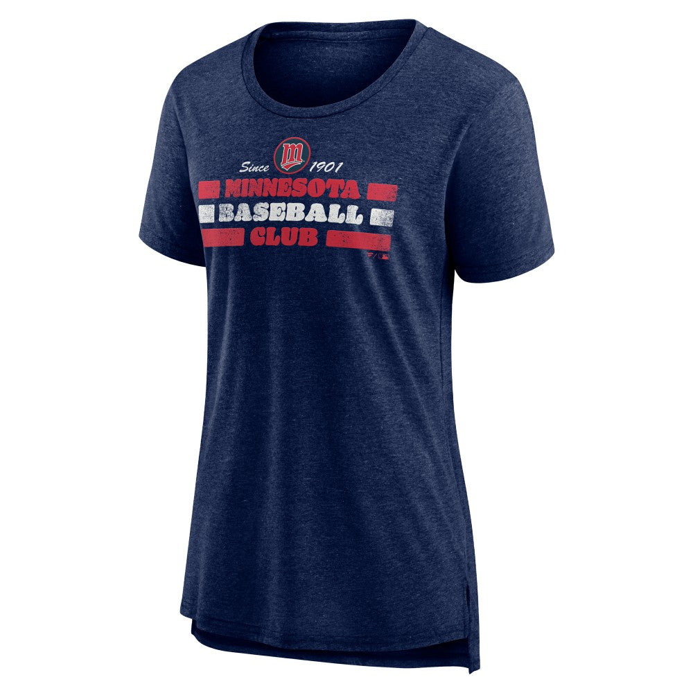 Minnesota Twins Women's Power Swing Tri-Blend T-Shirt - MLB