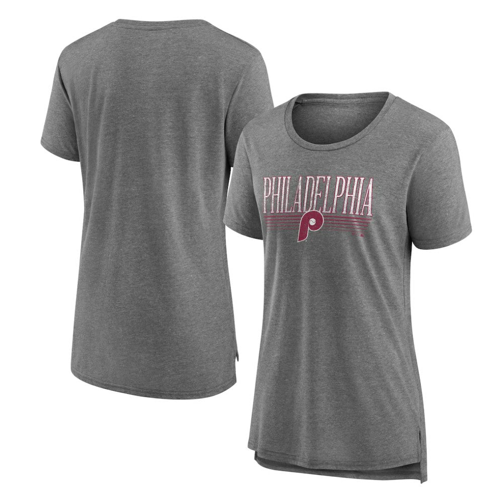 Philadelphia Phillies Women's Toppler Tri-Blend T-Shirt - MLB