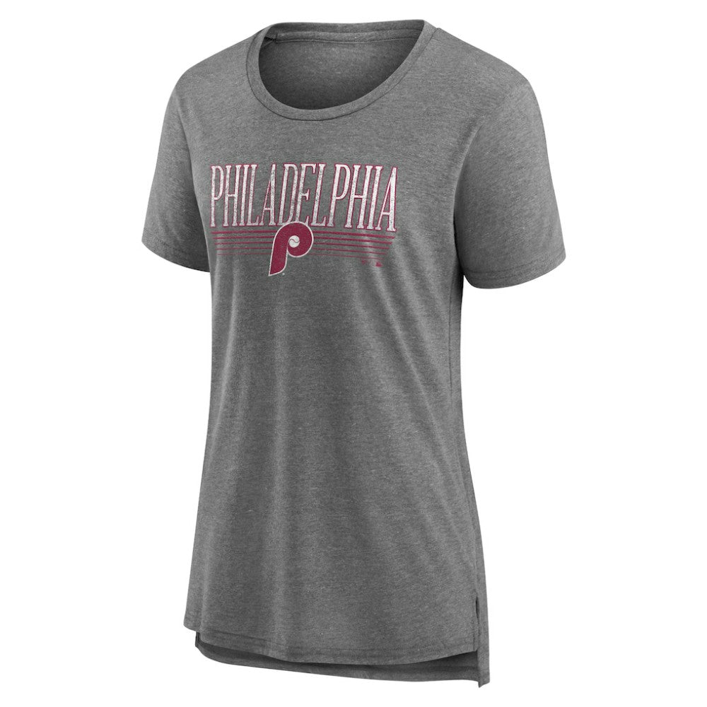 Philadelphia Phillies Women's Toppler Tri-Blend T-Shirt - MLB