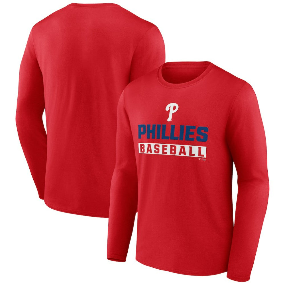 Philadelphia Phillies Let's Go Long Sleeve T-Shirt - MLB