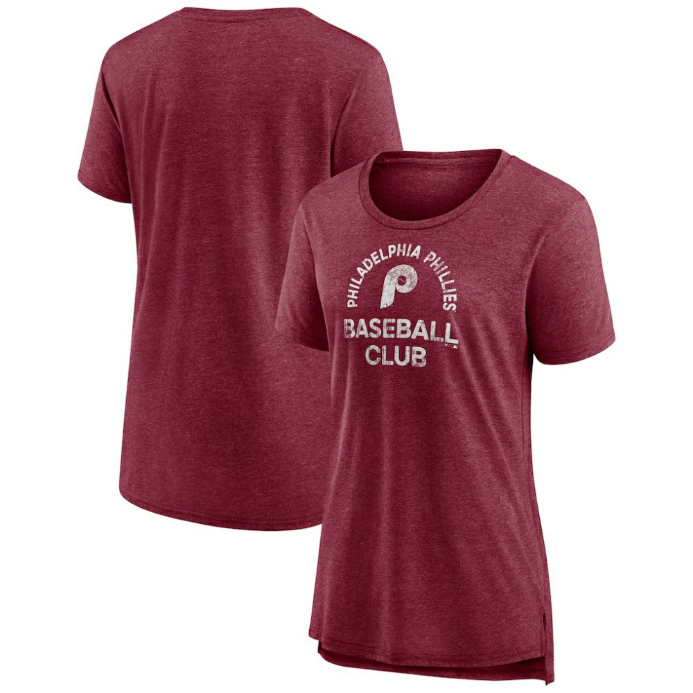 Philadelphia Phillies Women's Selected First Tri-Blend T-Shirt - MLB