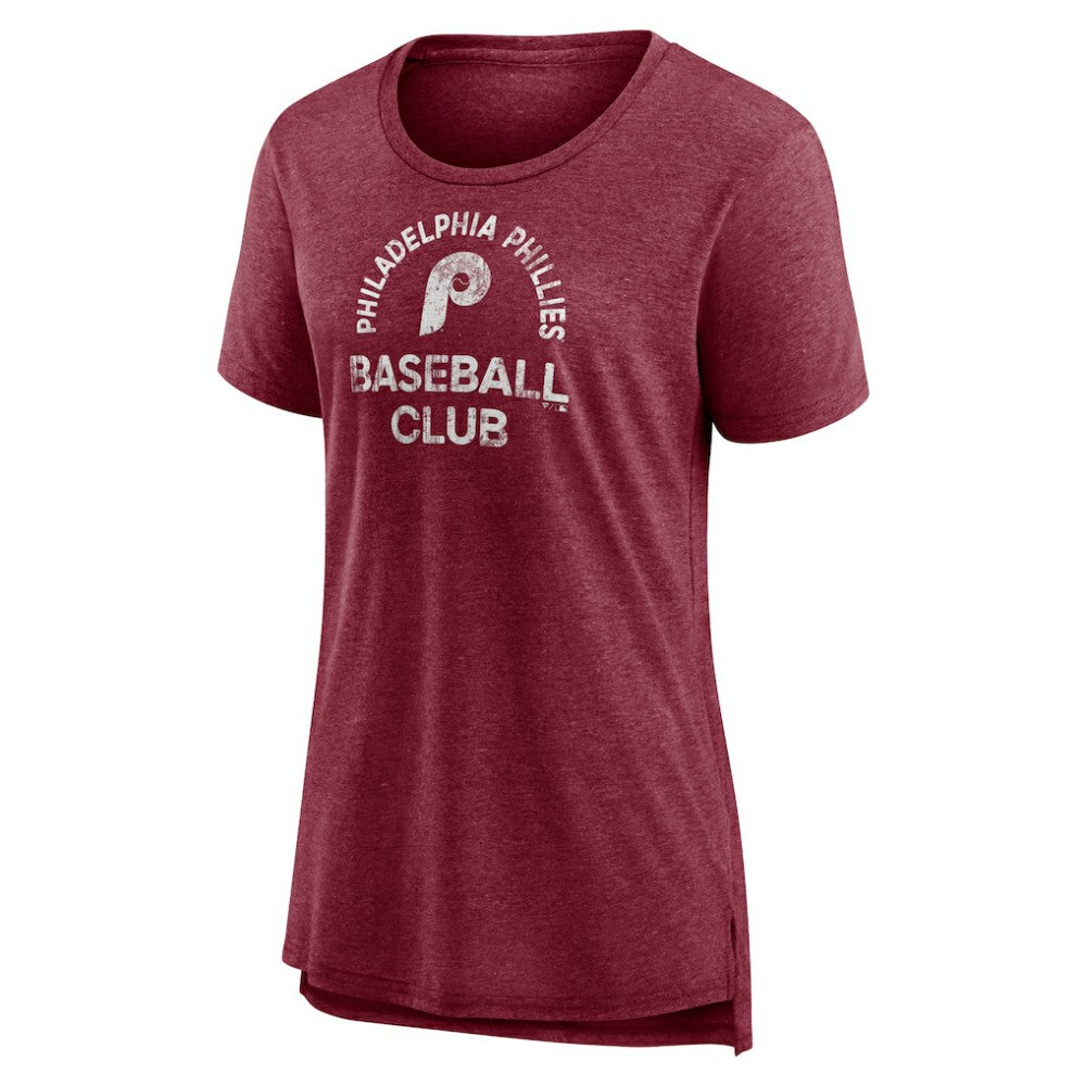 Philadelphia Phillies Women's Selected First Tri-Blend T-Shirt - MLB