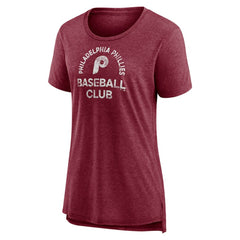Philadelphia Phillies Women's Selected First Tri-Blend T-Shirt - MLB