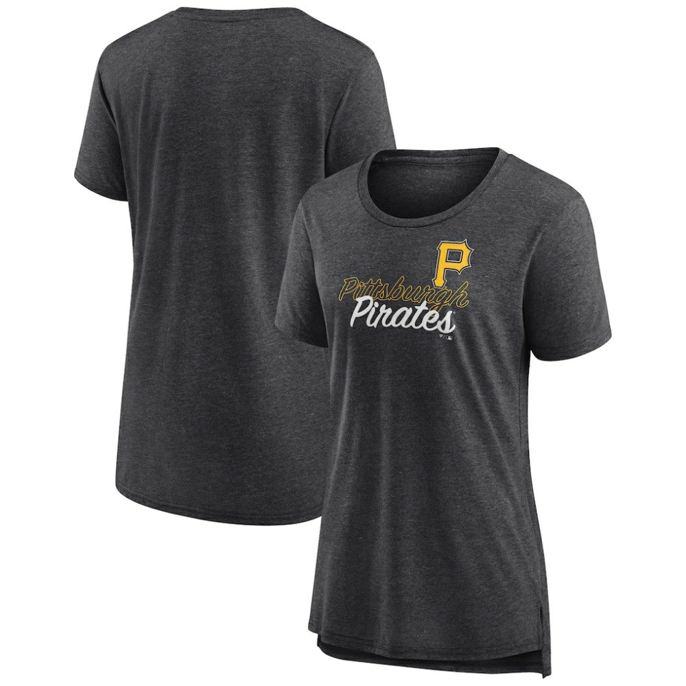 Pittsburgh Pirates Women's Practice Time Tri-Blend T-Shirt - MLB