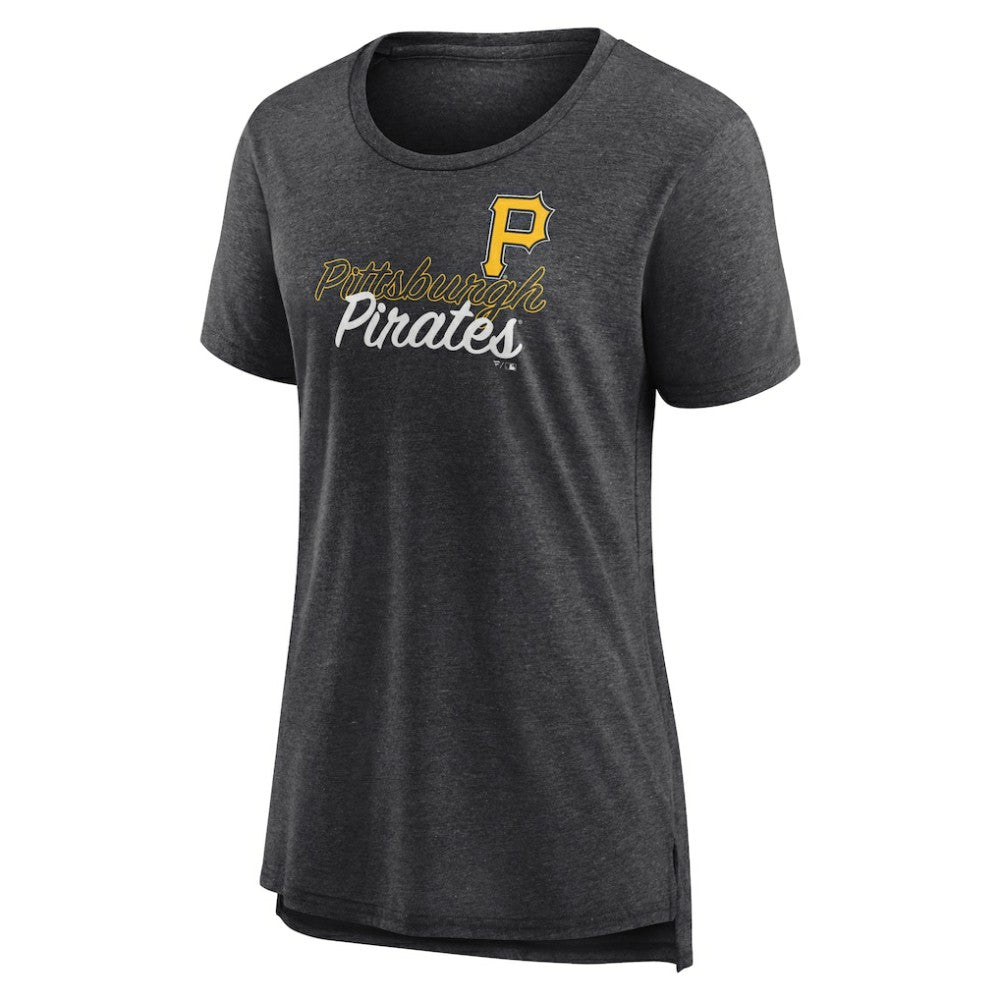 Pittsburgh Pirates Women's Practice Time Tri-Blend T-Shirt - MLB