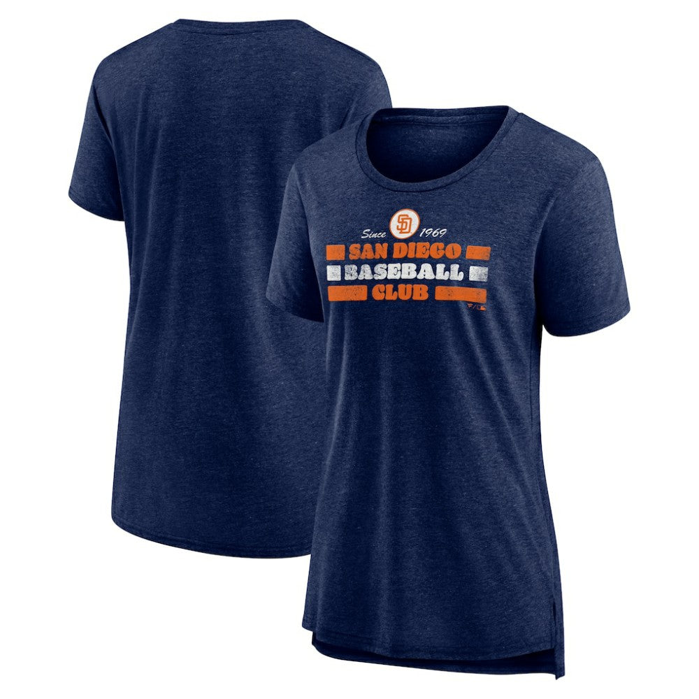 San Diego Padres Women's Power Swing Tri-Blend T-Shirt - MLB