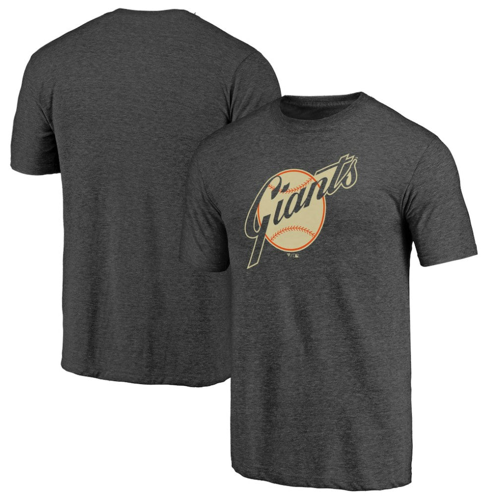San Francisco Giants Cooperstown Official Logo Tri-Blend T-Shirt - MLB
