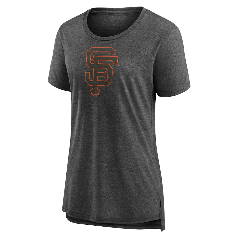 San Francisco Giants Women's Weathered Official Logo Tri-Blend T-Shirt - MLB