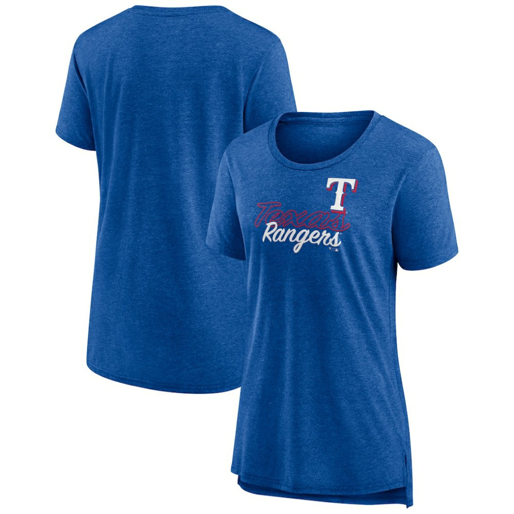 Texas Rangers Women's Practice Time Tri-Blend T-Shirt - MLB