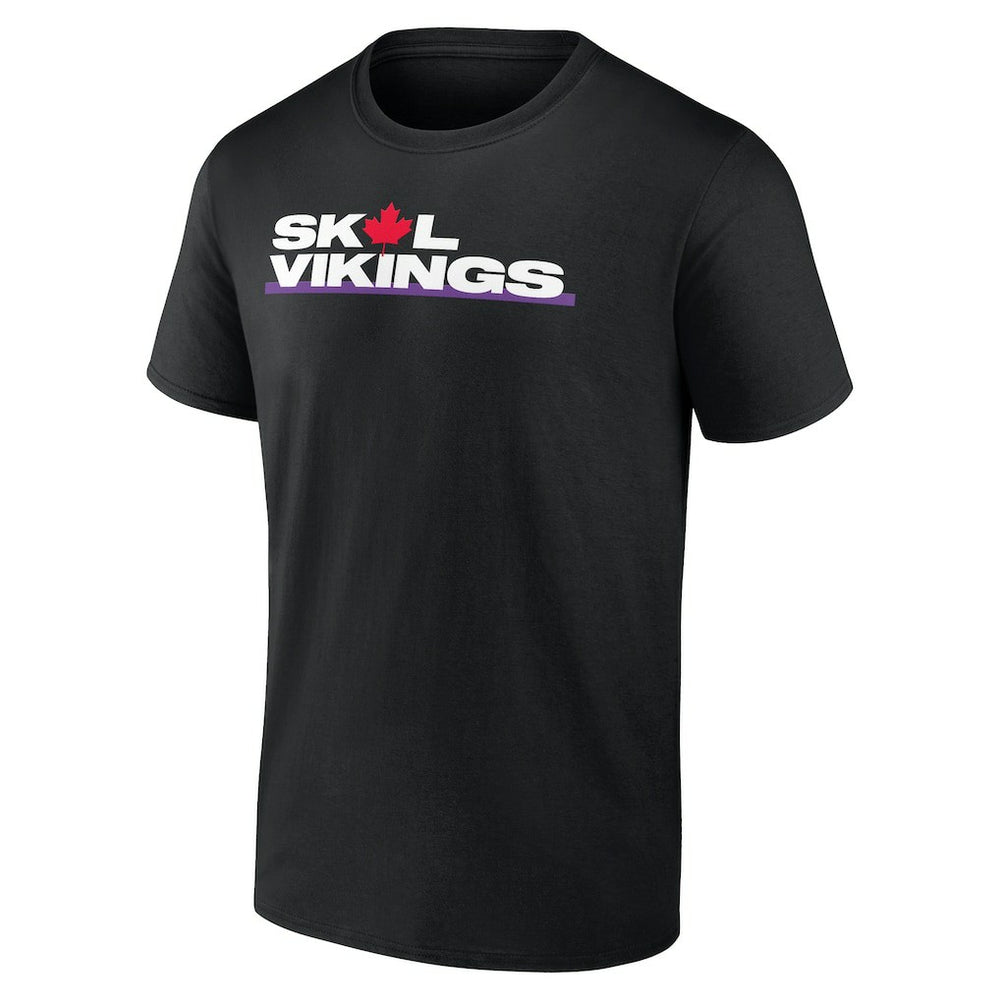 Minnesota Vikings Canada T-Shirt Black | NFL