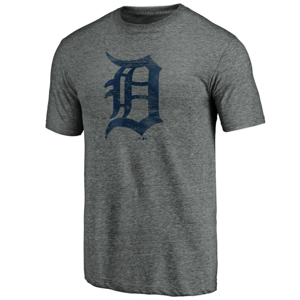 Detroit Tigers Weathered Official Logo Tri-Blend T-Shirt - MLB