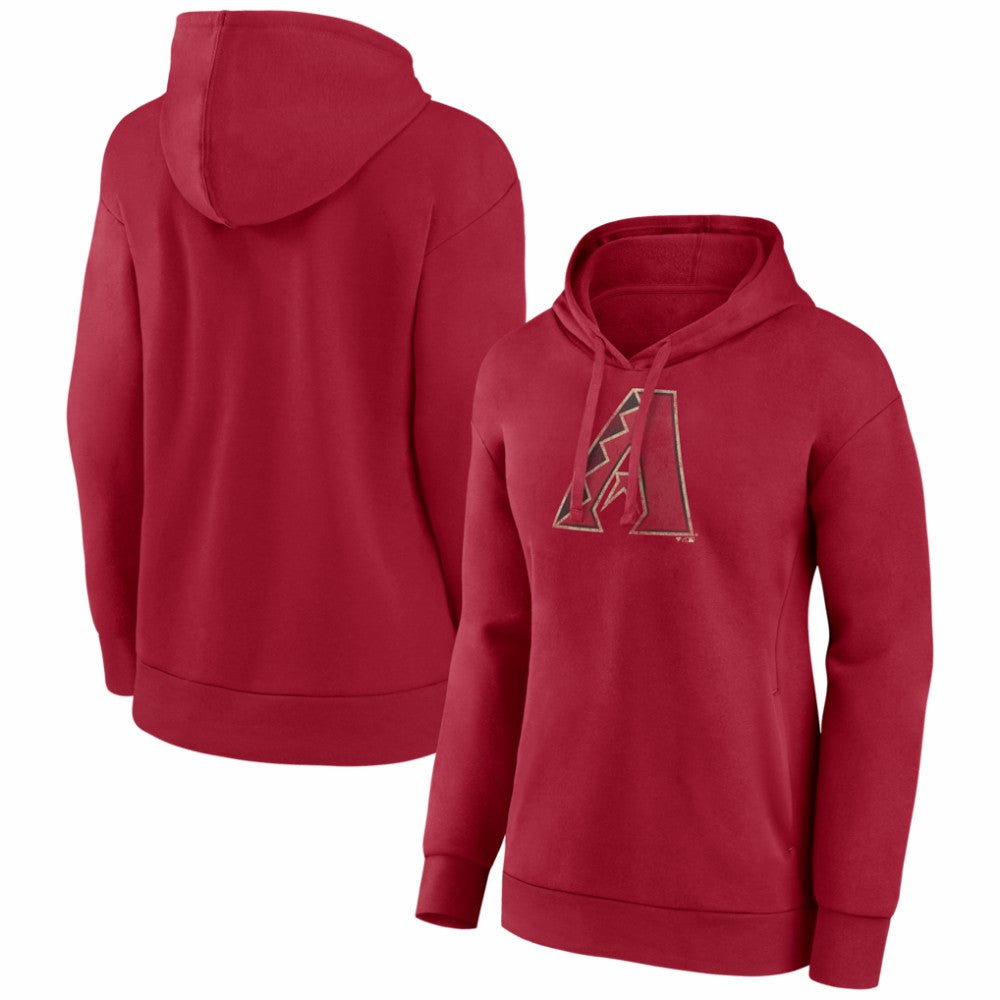 Arizona Diamondbacks Women's Distressed Team Pullover Hoodie - MLB