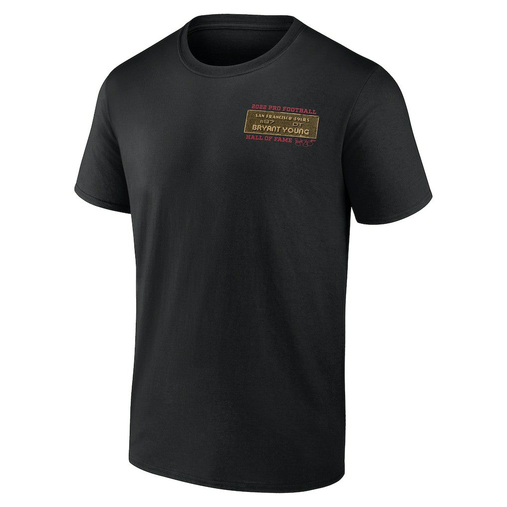 Bryant Young San Francisco 49ers Hall of Fame T-Shirt Black | NFL
