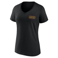 Bryant Young San Francisco 49ers Women's Hall of Fame V-Neck T-Shirt Black | NFL