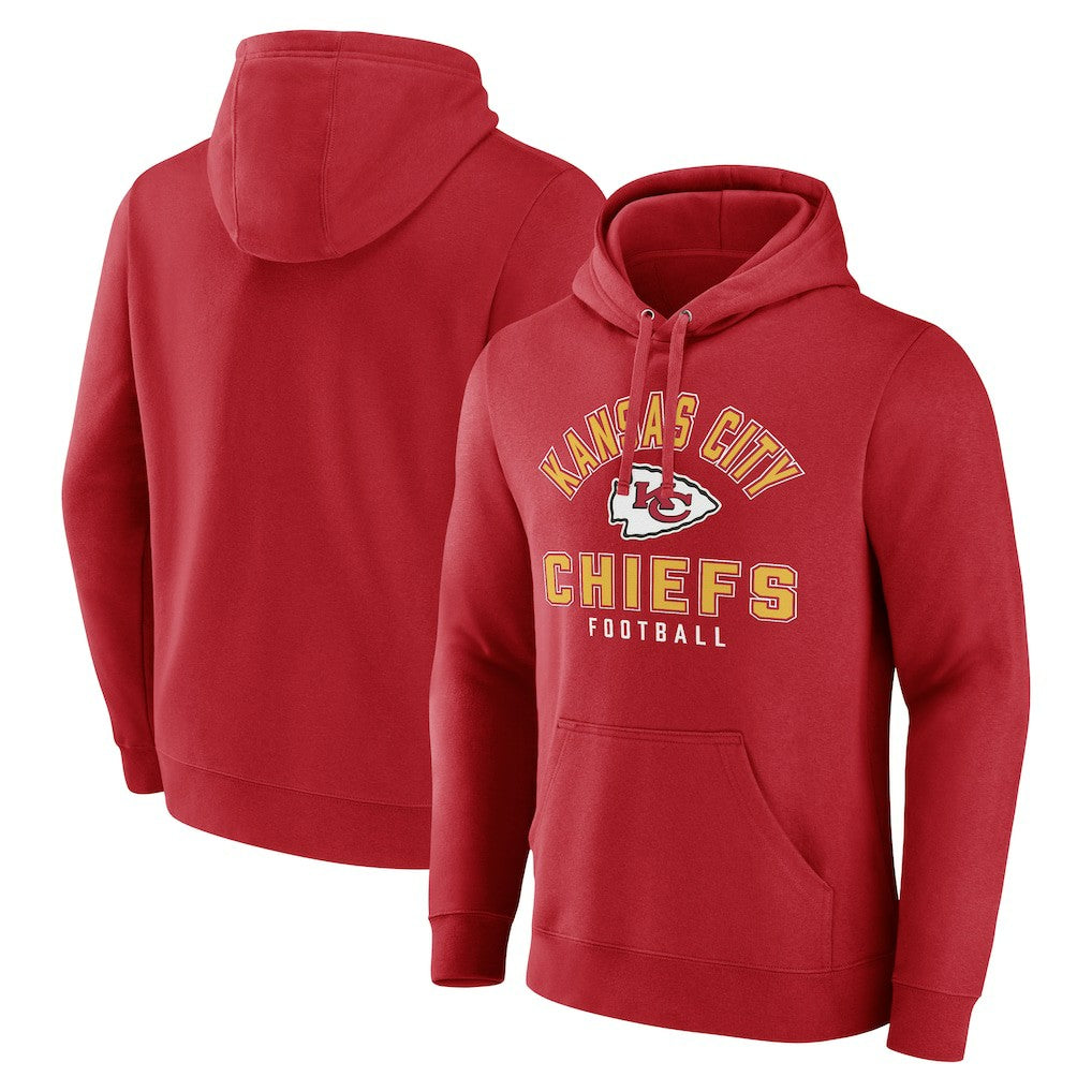 Kansas City Chiefs Between the Pylons Pullover Hoodie Red | NFL