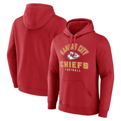 Kansas City Chiefs Between the Pylons Pullover Hoodie Red | NFL