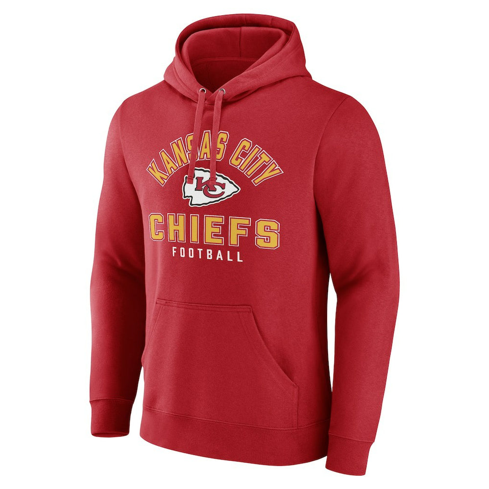 Kansas City Chiefs Between the Pylons Pullover Hoodie Red | NFL