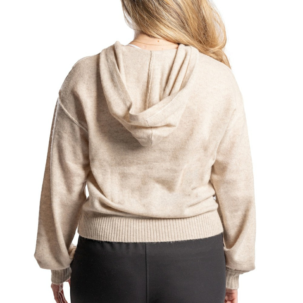 Los Angeles Dodgers Lusso Women's Beatriz Cashmere Pullover Hoodie - MLB