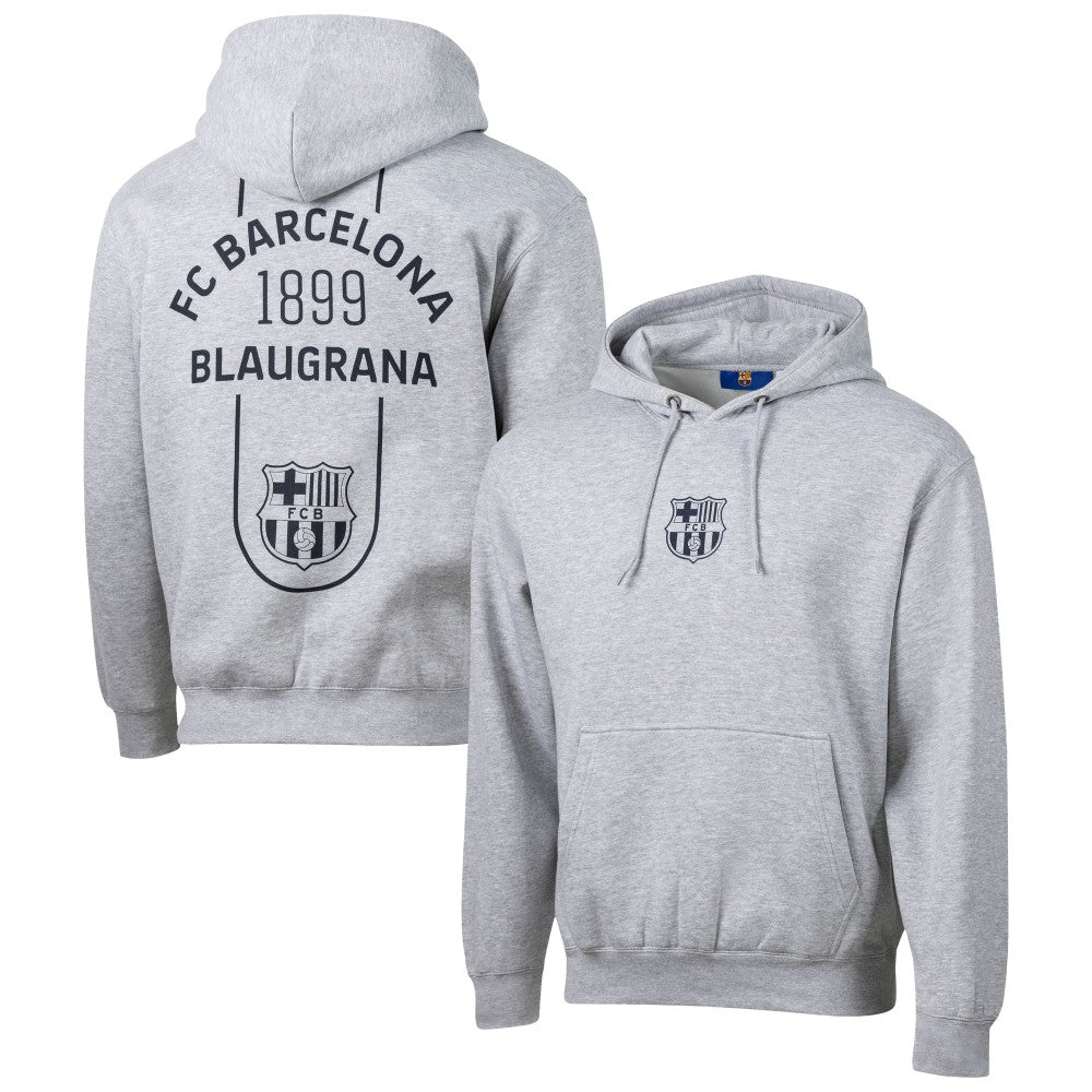 Barcelona Sport Design Sweden Streetwear Relaxed Pullover Hoodie Heather Gray - FIFA World CUP