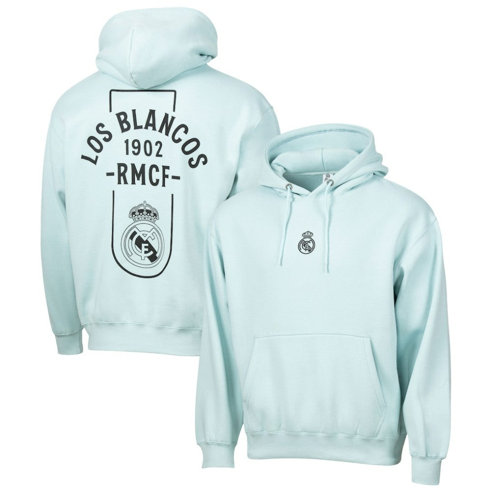 Real Madrid Sport Design Sweden Streetwear Relaxed Pullover Hoodie Light Blue - FIFA World CUP