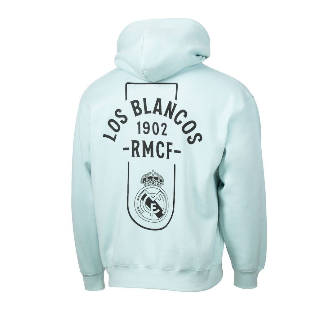 Real Madrid Sport Design Sweden Streetwear Relaxed Pullover Hoodie Light Blue - FIFA World CUP
