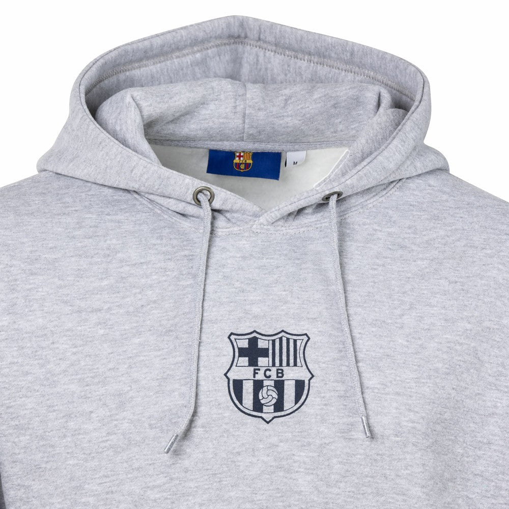 Barcelona Sport Design Sweden Youth Streetwear Relaxed Hoodie Heather Gray - FIFA World CUP