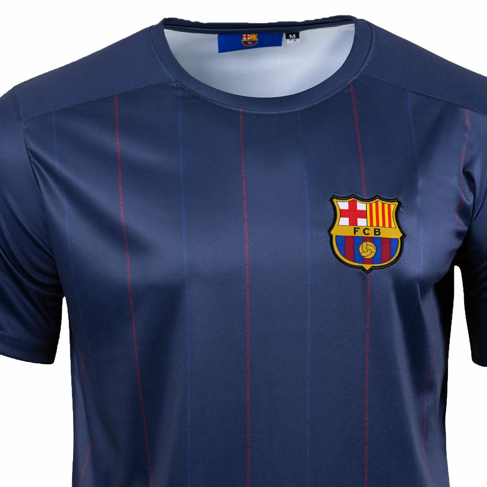 Barcelona Sport Design Sweden Youth Home Sideline T-Shirt Navy - FIFA World CUP