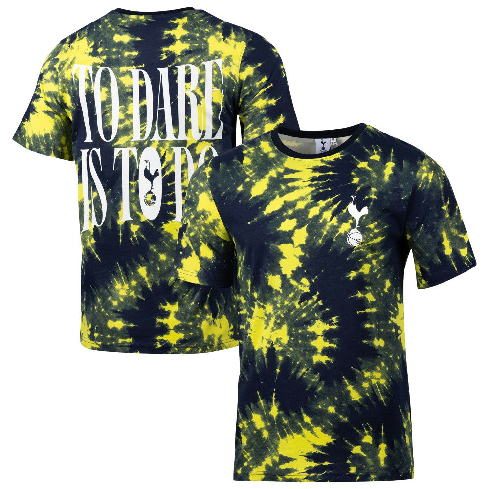 Tottenham Hotspur Sport Design Sweden Relaxed Time Out Tie-Dye T-Shirt Navy - FIFA World CUP