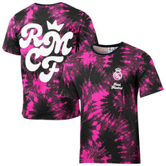 Real Madrid Sport Design Sweden Relaxed Time Out Tie-Dye T-Shirt Black - FIFA World CUP