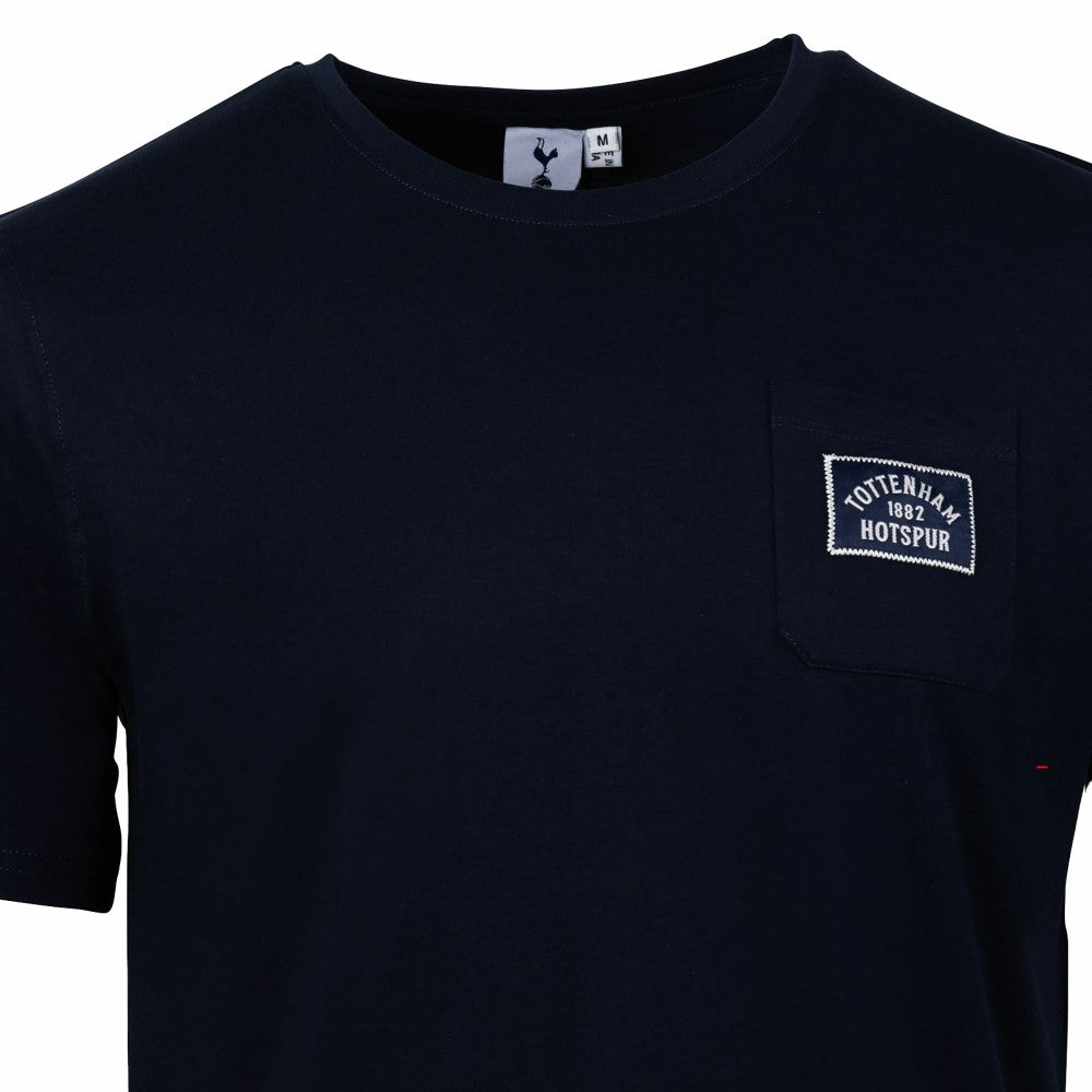 Tottenham Hotspur Sport Design Sweden Relaxed Post Match Pocket T-Shirt Navy - FIFA World CUP