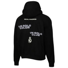 Real Madrid Sport Design Sweden Overtime Oversized Raglan Hoodie Black - FIFA World CUP