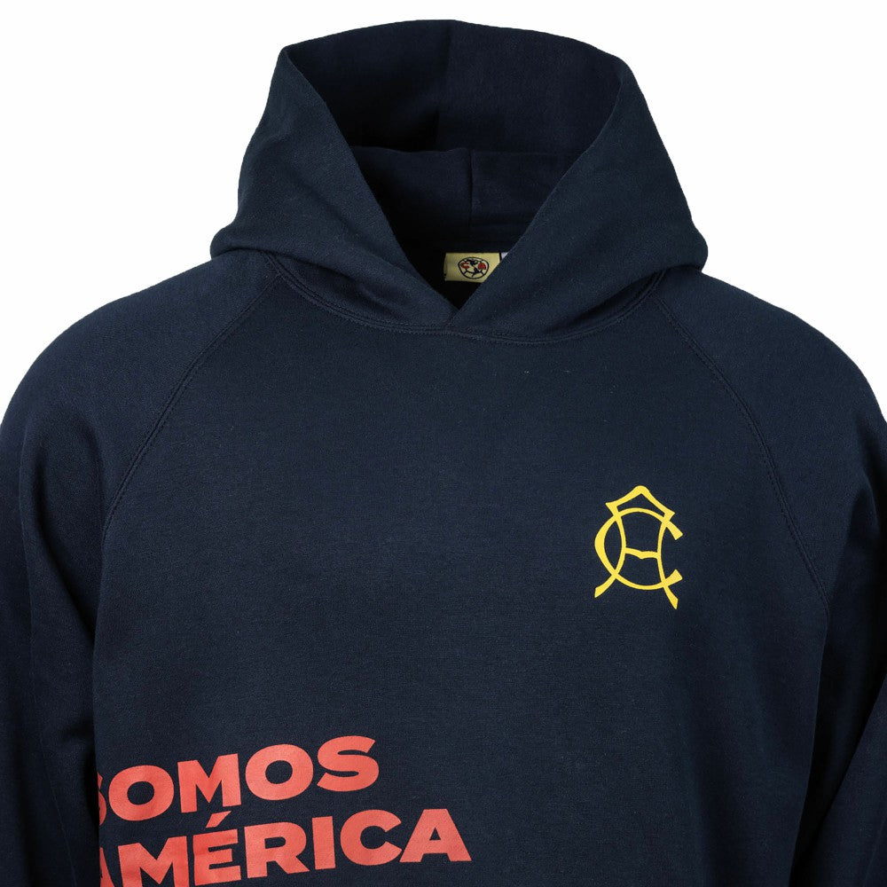 Club America Sport Design Sweden Overtime Oversized Raglan Hoodie Navy - FIFA World CUP